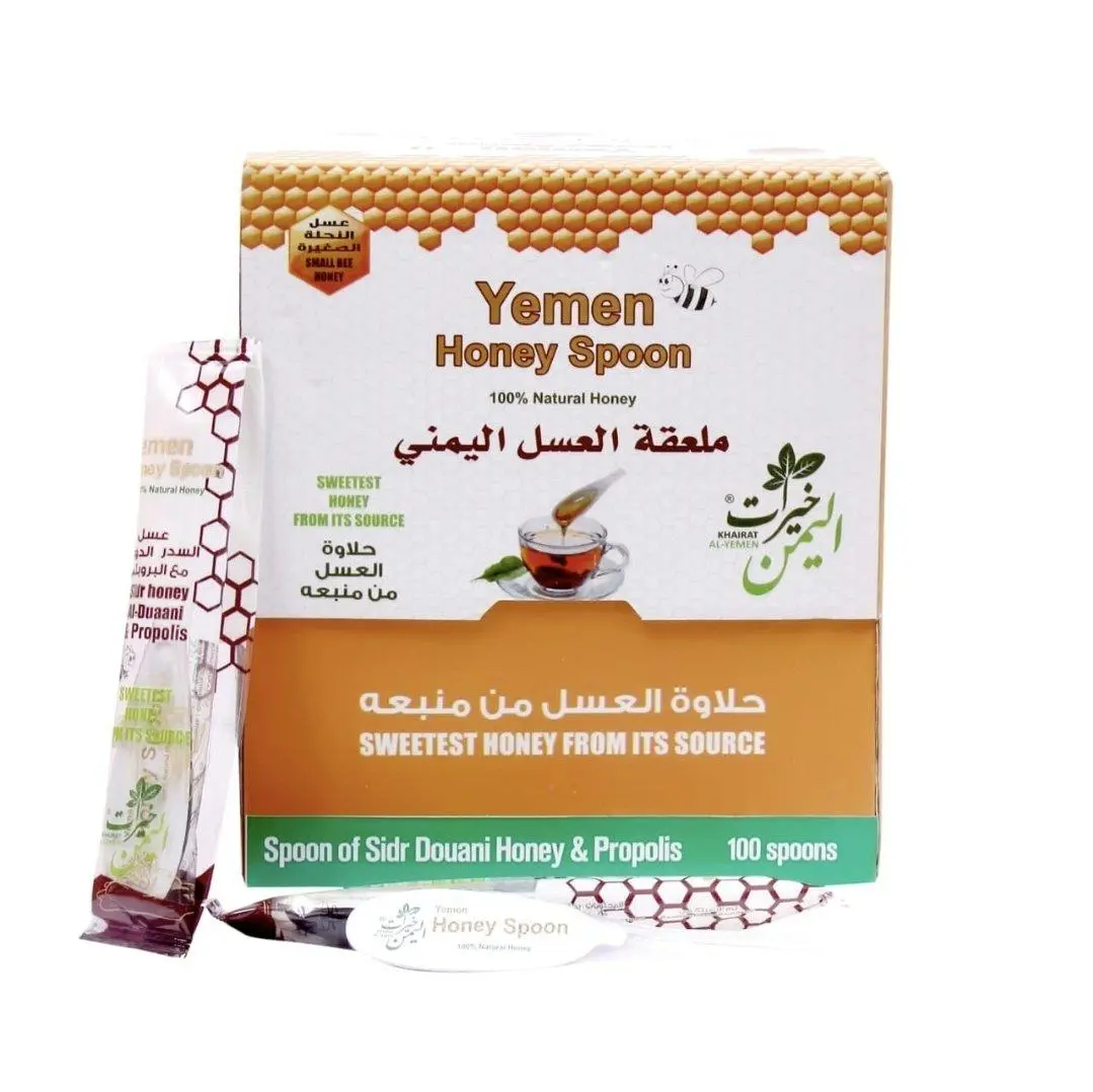 ملعقة عسل السدر مع البروبلس